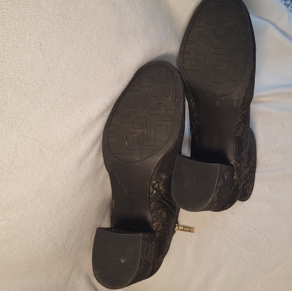 Unisa Ankle Heel Boots  Metallic Tapestry Brocade Fabric - Picture 7 of 7